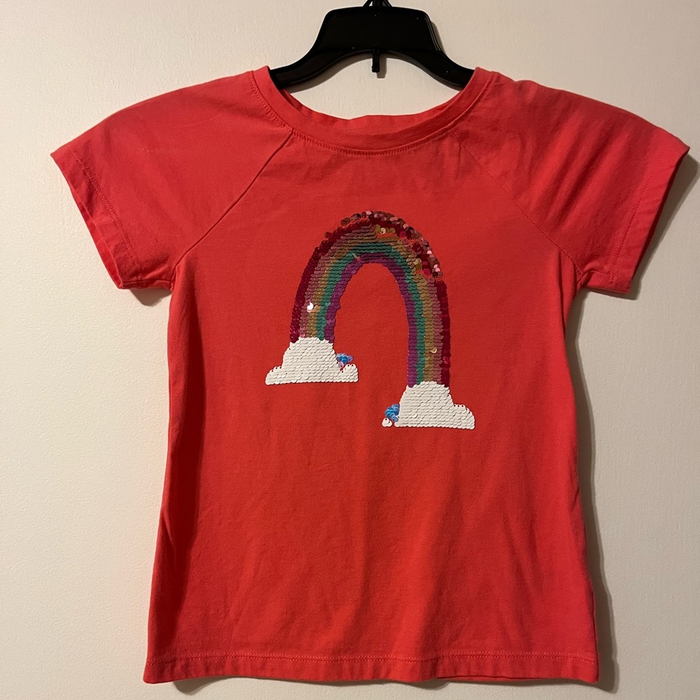 Rainbow Sequin Kids T-Shirt